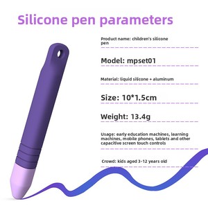 Lápiz Táctil Capacitivo <span class=keywords><strong>de</strong></span> Silicona para Educación Temprana Infantil, para Tablets y Teléfonos Móviles, Fomenta <span class=keywords><strong>las</strong></span> Habilidades <span class=keywords><strong>de</strong></span> Escritura a Mano - Product Image 3