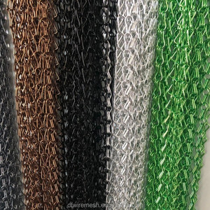 <span class=keywords><strong>Maille</strong></span> de chaîne en aluminium noir mat et or, séparateur de pièce <span class=keywords><strong>chic</strong></span> industriel pour les lofts et les cafés modernes - Product Image 1