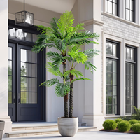 Vente en gros de grand palmier artificiel bonsaï cocotier artificiel pour intérieur extérieur jardin hôtel centre commercial paysage décoration