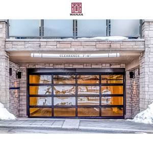 Portes <span class=keywords><strong>de</strong></span> <span class=keywords><strong>garage</strong></span> isolantes modernes pour maisons, portes extérieures en aluminium, portes <span class=keywords><strong>de</strong></span> <span class=keywords><strong>garage</strong></span> en verre - Product Image 5