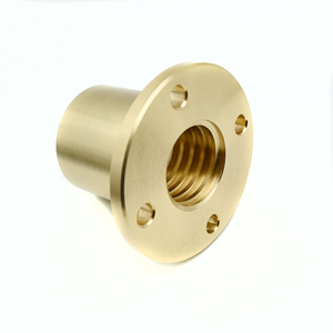 18 mét đường kính T18 tr18 tr18x2 thép không gỉ hình thang dẫn vít trái/phải tay chủ đề với tùy chỉnh Brass NUT - Product Image 5