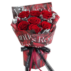 Ramo de Rosas Rojas Naturales Secas, Rosas Eternas Preservadas, para Navidad, Cumpleaños, Día de la Madre, Día del Padre, Día de San Valentín - Product Image 5