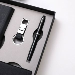 Custom Personalized Corporate Gift Set A5 Notebook and Pen Set Business Journal <b>Name</b> Card Holder,Key Chain Set Promotion Event - Product Image 6
