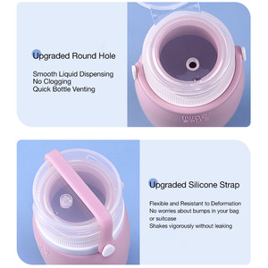 Juego de Botellas Dispensadoras de Silicona de Marca Privada, Vacías, a Prueba de Fugas, Recargables, para Artículos de Tocador, Botellas de Viaje - Product Image 6