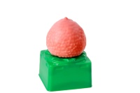 Nieuw ontwerp Happy Fruits smaak Lychee Fruitig Melkachtig Zachte IJs 3D HALAL gecertificeerd Rood 75g 12 stuks Verpakking in doos Hot Sale