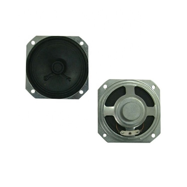 77mm 87+/-3dB square Papercone Speaker for Voice Box and Car Mainly
