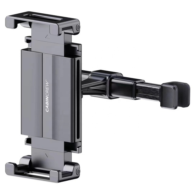 Stable Anti Slip Silicone Design Straight Rod Headrest Support E Type Portable Foldable Vehicle Backseat  Watching Video Holder