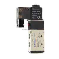 Airtac Nouvelle électrovanne de contrôle d'air pneumatique 4V210-08 4V310-10 4V410-15 Valve d'air d'inversion avec moteur comme composant central