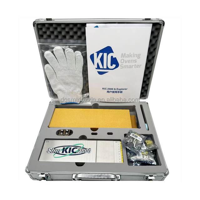 9channel Curve of KIC Slim PLC Reflow Soldering Temperature Measuring Instrument Reflux Furnace Profiler 2000