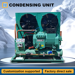 Unité de condensation refroidie par air pour applications de chambre froide et de congélation Système de refroidissement par réfrigération industrielle - Product Image 1