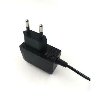 eu standard 2 pin plug Adaptateur de puissance black power adaptor 10w ac adapter 5v 2a 2000ma ac dc adapter for cctv camera