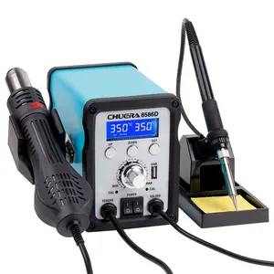 2 in 1 Desoldering Stations 8685D Hot air gun soldering iron soldering rework station for Repairing Mobile