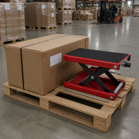 Plateforme élévatrice hydraulique pliable à hauteur réglable, économique, pour la réparation de motos
