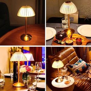 โคมไฟตั้งโต๊ะ LED สไตล์นอร์ดิกสมัยใหม่ ควบคุมด้วยระบบสัมผัส ไร้สาย ชาร์จไฟได้ ถนอมสายตา เป็นมิตรกับสิ่งแวดล้อม เหมาะสำหรับร้านอาหารและโรงแรม - Product Image 6