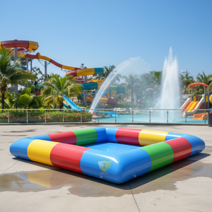 Piscine gonflable robuste en bâche PVC double couche 0,9 mm, fabrication soignée, étanche, pour activités aquatiques - Product Image 1