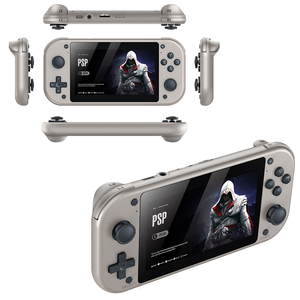 Console de jeu portable M17, écran 4,3 pouces, système Linux, 64 Go avec plus de 20000 jeux rétro classiques pour <span class=keywords><strong>PSP</strong></span>/N64/PS1 - Product Image 1