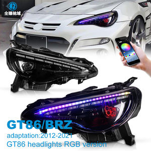 Pour Subaru BRZ/Toyota GT86 2012-2021, ensemble de phares modifiés [Magic Eye] avec <span class=keywords><strong>lentille</strong></span> en nid d'abeille, phares avant RGB <span class=keywords><strong>Fantasy</strong></span> - Product Image 1