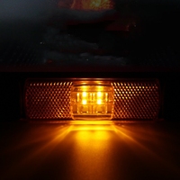Feux latéraux LED rouge, blanc, ambre 12V 24V, stop, frein, clignotant, marche arrière, camion, remorque, étanches