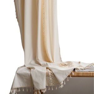 <span class=keywords><strong>Tende</strong></span> in Tessuto a Pois Bubaba con Lavorazione all'Uncinetto <span class=keywords><strong>per</strong></span> Piccole Finestre, Davanzali, Soggiorno, Camera <span class=keywords><strong>da</strong></span> <span class=keywords><strong>Letto</strong></span>, Vendita all'Ingrosso - Product Image 5