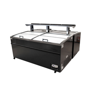 Congelador Comercial Grande de Una Sola Temperatura, Equipo de Refrigeración, Vitrina Combinada Tipo Isla para Exhibición de Helados en Supermercados - Product Image 2