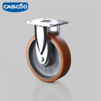 Cascoo Tugas Berat Troli Cast Iron Pu Arah Roda Baja 200 Mm Spesifikasi