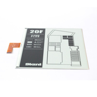 Pas cher 11.6 pouces epaper table carte écran tactile présentoirs étiquette de prix grande couleur flexible e encre e papier affichage
