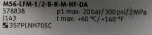 Ms6-lfr Ms6-lfm-1 di montaggio/<span class=keywords><strong>2</strong></span>-b-r-<span class=keywords><strong>m</strong></span>-hf-da 8031371 Ms6-lfx-1/<span class=keywords><strong>2</strong></span>-rhf nuovo di zecca originale Spot Plc - Product Image 4