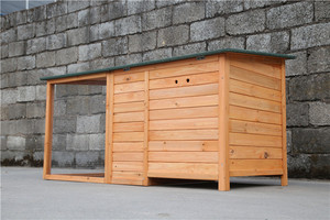 Vente en gros Petit poulailler de luxe Cage à volaille en bois d'extérieur WoodVille Grande cage pour animaux de compagnie - Product Image 6