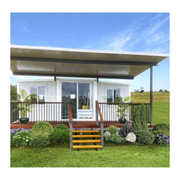 Maison conteneur pliable à double aile extensible, panneau sandwich en bois, structure en acier léger, respirante, pour écoles et appartements modernes