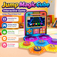 Jeux sportifs pour enfants, système de jeu interactif multijoueur sur plateforme de saut pour les espaces de jeux intérieurs et les salles de fitness