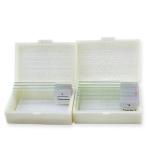 Con todas las <span class=keywords><strong>fases</strong></span> 12 piezas, juego de portaobjetos de microscopio de división de <span class=keywords><strong>meiosis</strong></span> para suministros educativos - Product Image 3