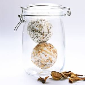 Natürliches Honigduft-Blumenbomben-Sprudelbad, Bio-Badesalz-Therapie, Handgefertigtes Spa-Set mit Mini-Badebomben - Product Image 4