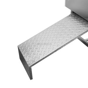 Station de lavage pour chien Baignoire de toilettage professionnelle en acier inoxydable avec pommeau de douche Panneaux antidérapants - Product Image 3