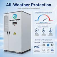 Sistema di Accumulo Energetico Commerciale Inedge Power ODM Bess 100kWh/200kWh/400KWh, Batteria Raffreddata a Liquido Tutto-in-Uno per Impianti Solari C&I