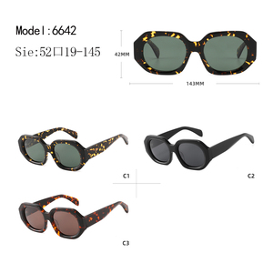 Lunettes de soleil œil de chat unisexes, monture tortue intégrale, protection UV400, mode adulte, protection solaire - Product Image 3