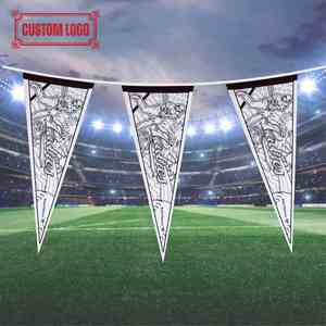 Advertising Custom <b>College</b> Sports Team Pennant Nonwoven Felt Triangle Banner Eco-Friendly Durable Flag - Product Image 1