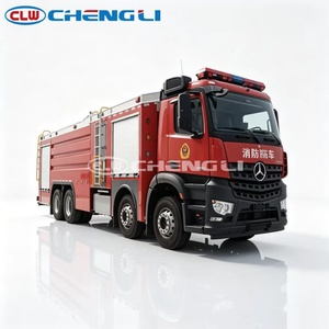 Camion-citerne à eau MERCEDES-BENZ 8X4 avec réservoir à mousse pour la lutte contre les incendies et le transport d'eau - Product Image 3