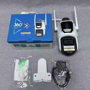 Xiongmai 6MP Dual-Cam <b>Wireless</b> 360 Rotating WiFi Camera With Night Vision And Voice Intercom For Home Security - Product Image 1