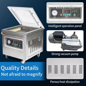 Machine de mise <span class=keywords><strong>sous</strong></span> <span class=keywords><strong>vide</strong></span> commerciale de table DZ 260 400 pour aliments, légumes, riz, poisson, à chambre unique - Product Image 3