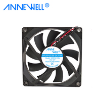 Ventilateur de refroidissement à haut débit d'air 12v 24v DC étanche sans balais PWM 80mm 8015 pour ordinateur