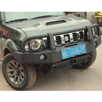 De 1998 à 2017, pièces modifiées pour voiture Jimny JB23 JB33 JB43, pare-chocs avant en acier manganèse avec barre de protection
