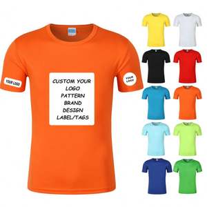 T-shirts personnalisés vierges pour hommes, T-shirts de sport, hauts d'uniforme de travail, hauts unisexes de gym à séchage rapide - Product Image 1