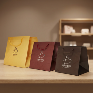 Luxury Custom Printed Paper Shopping <b>Bag</b> with Rope Handle Matte Laminated Boutique <b>Gift</b> Packaging for Retail Fashion Apparel - Product Image 3