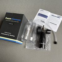 Canon à mousse pour nettoyeur haute pression OnniLuLu Ultra 1.0 avec adaptateur de raccord rapide 1/4 Lance à mousse Pulvérisateur