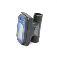 Compteur de débit d'eau numérique DIJIANG BT01 en plastique ZJPVC-DN15 avec écran LCD et totalisateur pour pulvérisateur de drone 5-100L/min