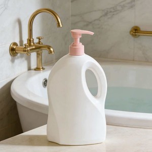 Bottiglia di plastica da 1 litro con pompa a pressione per uso in hotel e alloggi, grande capacità, prodotta in Cina - Product Image 2