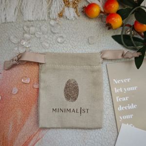 Wholesale Custom Print Cotton Linen Drawstring <b>Bag</b> With Logo Earring Necklace Gift Dust Reusable <b>Small</b> Package Jewelry Pouch - Product Image 5