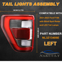 Ensemble de feu arrière LED de haute qualité avec angle mort pour 2021 2022 2023 Ford F150 Pickup côté conducteur gauche NL3Z13405E NL3Z13404E