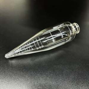 Tubo de centrífuga de vidro para máquina centrífuga, tubo de vidro para teste de óleo de laboratório, 100ml, formato de pêra, tubo de vidro graduado - Product Image 6