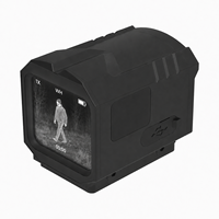 Fabrika OEM ODM 256x192 Mini Kare Termal Görüş Cihazı 13mm F0.9 Lens Dokunmatik Ekran Video Kayıt Özelleştirilebilir Logo Gece Avı İçin
